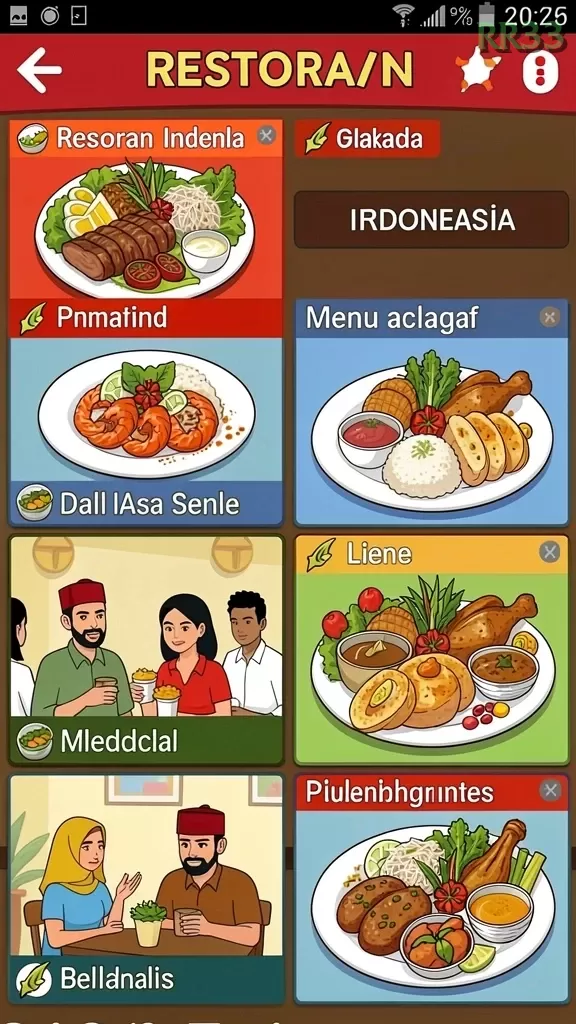 Cuplikan layar KENCANA28 — menu navigasi